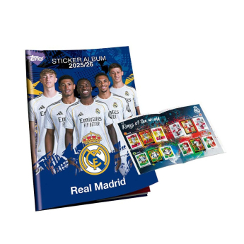 Real Madrid set naljepnica complete with album 2025/26