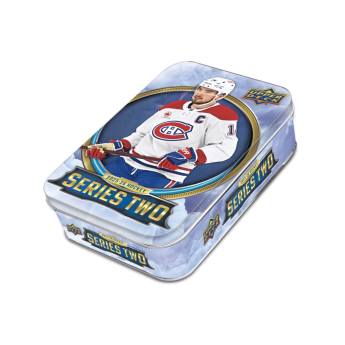 NHL boxovi NHL hokejske karte 2025-26 Upper Deck Series 2 Tin Box