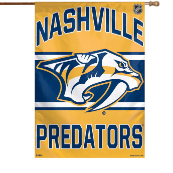 Nashville Predators zastava Wordmark Single-Sided Vertical