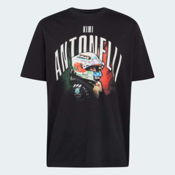 Mercedes AMG Petronas muška majica Kimi Antonelli graphic black F1 Team 2026