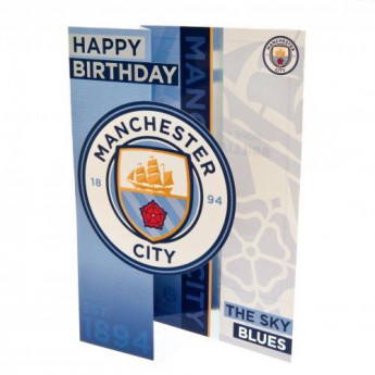 Manchester City rođendanska čestitka Birthday Card