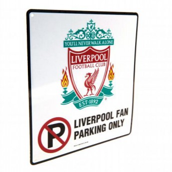 FC Liverpool zidni natpis No Parking Sign