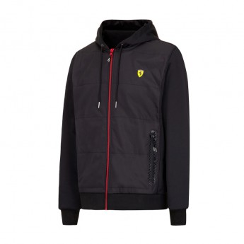 Ferrari muška majica s kapuljačom Full Zip black F1 Team 2016