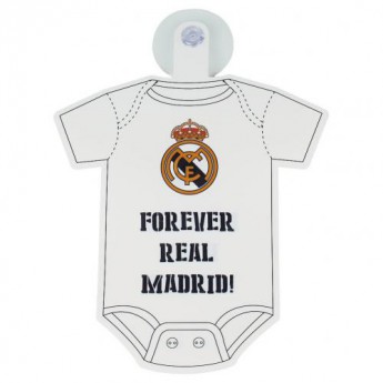 Real Madrid mini bodi za auto Baby On Board Sign